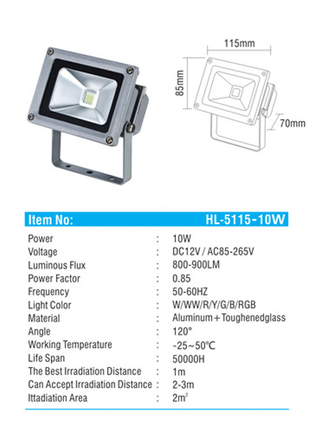 Lampu Sorot LED 10 Watt HL-5115
